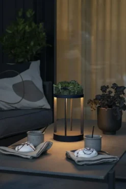 Chieti Bordslampa Portabel, Svart