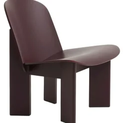 Chisel Loungefåtölj, Mörk Bordeaux