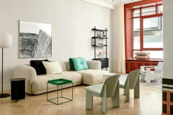 Chisel Loungefåtölj, Mörk Bordeaux