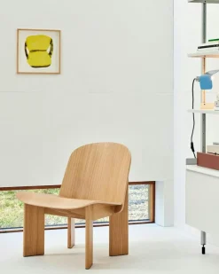 Chisel Loungefåtölj, Mörk Bordeaux