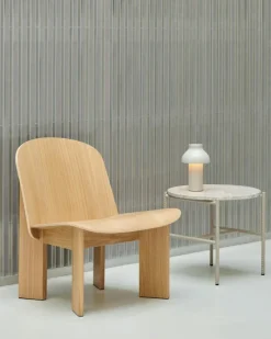 Chisel Loungefåtölj, Mörk Bordeaux