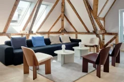 Chisel Loungefåtölj, Mörk Bordeaux