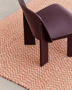 Chisel Loungefåtölj, Mörk Bordeaux