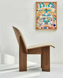 Chisel Loungefåtölj, Mörk Bordeaux