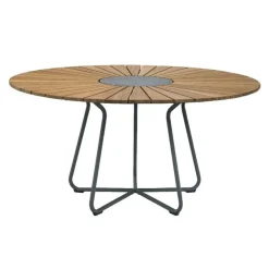 Circle Bord 150 cm, Bambu/Grå