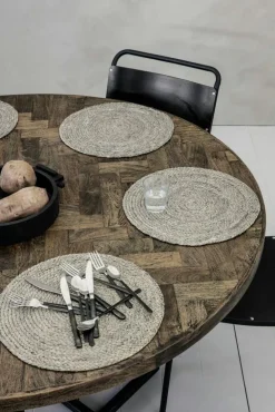 House Doctor Bordstabletter & Glasunderlägg-Circle Bordstablett 4 st, Ljusgrå