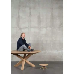 Circle Matbord Ø136, Ek