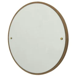 Frama Väggspeglar-Circle Spegel L, Ek/Mässing