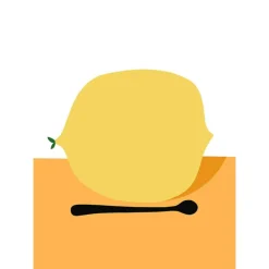 Paper Collective Posters-Citron Poster 50x70 cm