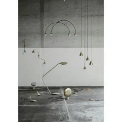 Clam Table Lamp Bordslampa, Burned Black