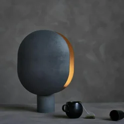 Clam Table Lamp Bordslampa, Burned Black