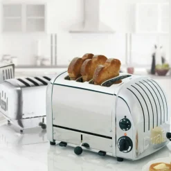 Dualit Brödrostar-Classic Brödrost 4 Skivor, Rostfritt Stål