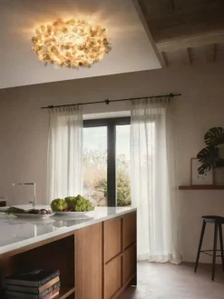 Clizia Mama Non Mama Vägg-/Taklampa 78 cm, Vit