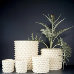 DBKD Krukor-Cloudy Kruka Liten, Mattvit