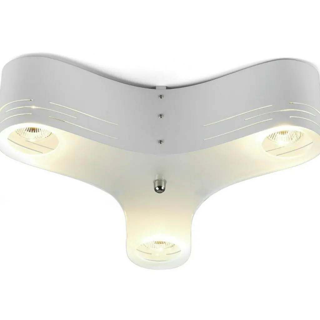 Bsweden Plafonder-Clover Taklampa 12C, Grå