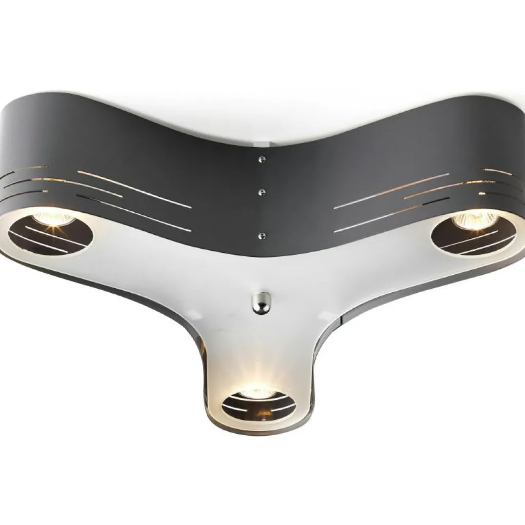 Bsweden Plafonder-Clover Taklampa 12C, Grå