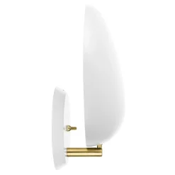 GUBI Vägglampor-Cobra Vägglampa Fast Montage, Svart