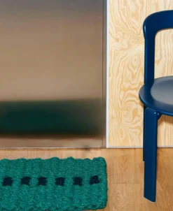 HAY Dörrmattor-Coco Dörrmatta 40x80 cm, Vit / Mörkgrön