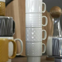 Sagaform Espressokoppar-Coffee & More Espressokoppar 4-pack, Beige