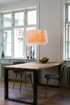 Collage Pendel 45 cm, Vit