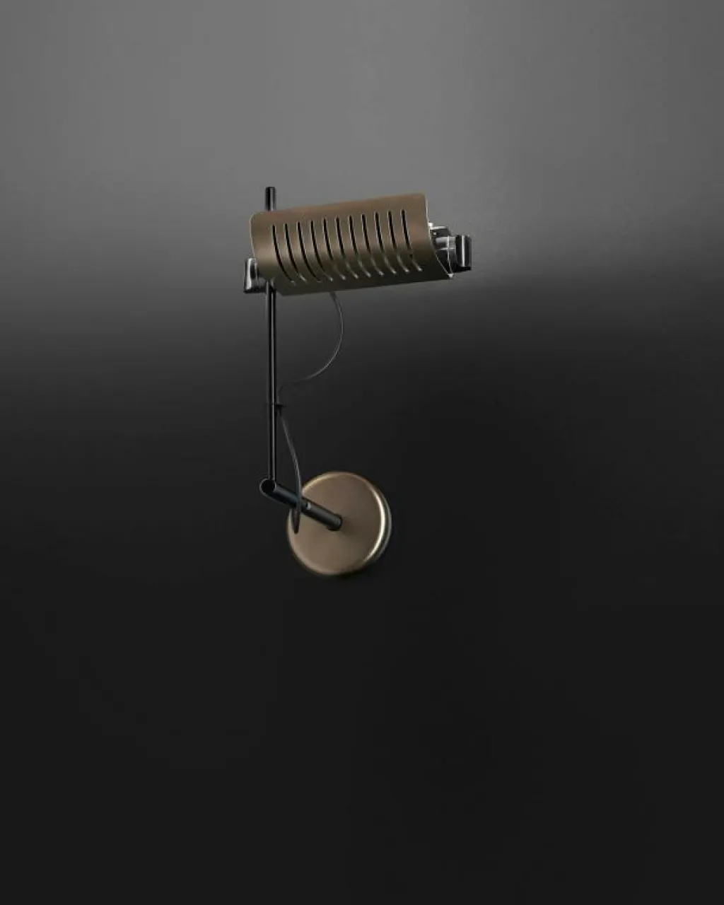 Oluce Sänglampor|Vägglampor-Colombo 761 Vägglampa, Anodic Bronze
