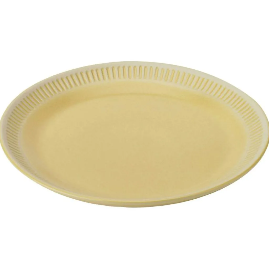 Knabstrup Keramik Mattallrikar-Colorit Tallrik 27 cm, Gul