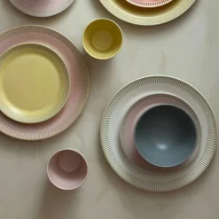 Knabstrup Keramik Mattallrikar-Colorit Tallrik 22 cm, Sand