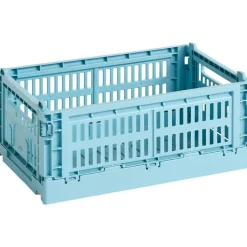 Barn HAY Boxar & Askar|Leksaksförvaring-Colour Crate Förvaringslåda S 17x26,5 cm, Powder