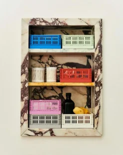 Barn HAY Korgar|Leksaksförvaring-Colour Crate Förvaringslådor Mini 2-pack, Ljusgrå