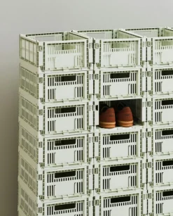 HAY Korgar|Boxar & Askar-Colour Crate Medium Förvaring, Warm Grey