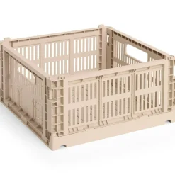 HAY Korgar-Colour Crate Medium Square Förvaring, Bordeaux