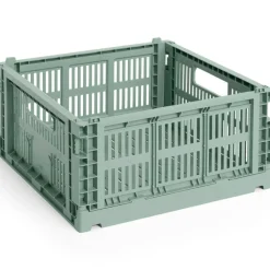 HAY Korgar-Colour Crate Medium Square Förvaring, Bordeaux