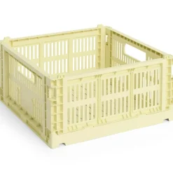 HAY Korgar-Colour Crate Medium Square Förvaring, Bordeaux