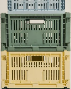 HAY Korgar-Colour Crate Medium Square Förvaring, Bordeaux