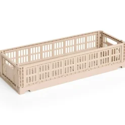 HAY Korgar|Boxar & Askar-Colour Crate Mini Oblong Förvaring, Charcoal