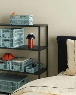 HAY Korgar|Boxar & Askar-Colour Crate Mini Oblong Förvaring, Charcoal