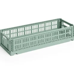 HAY Korgar|Boxar & Askar-Colour Crate Mini Oblong Förvaring, Charcoal