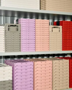 HAY Korgar|Boxar & Askar-Colour Crate Mini Oblong Förvaring, Charcoal