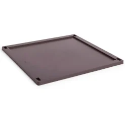 Colour Crate Plastic Large Square Lock, Bordeaux