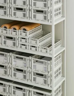 HAY Korgar|Boxar & Askar-Colour Crate Small Förvaring, Warm Grey