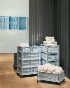 HAY Korgar|Boxar & Askar-Colour Crate Small Förvaring, Warm Grey