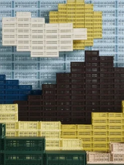 HAY Korgar|Boxar & Askar-Colour Crate Small Förvaring, Warm Grey