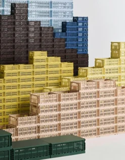 HAY Korgar|Boxar & Askar-Colour Crate Small Förvaring, Warm Grey