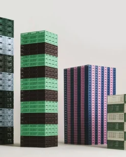 HAY Korgar|Boxar & Askar-Colour Crate Small Förvaring, Warm Grey