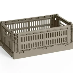 HAY Korgar|Boxar & Askar-Colour Crate Small Förvaring, Warm Grey