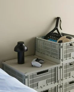 HAY Korgar|Boxar & Askar-Colour Crate Small Förvaring, Warm Grey