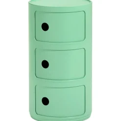 Kartell Hurtsar|Sängbord & Nattduksbord-Componibili Bio Förvaring, Pastellrosa