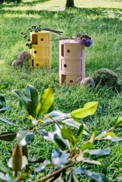 Kartell Hurtsar|Sängbord & Nattduksbord-Componibili Bio Förvaring, Pastellrosa