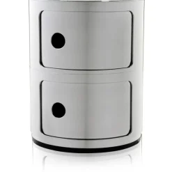 Kartell Hurtsar|Sängbord & Nattduksbord-Componibili Metal Förvaring Med 2 Fack, Guld