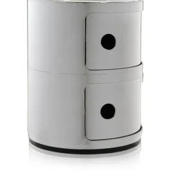 Kartell Hurtsar|Sängbord & Nattduksbord-Componibili Metal Förvaring Med 2 Fack, Guld